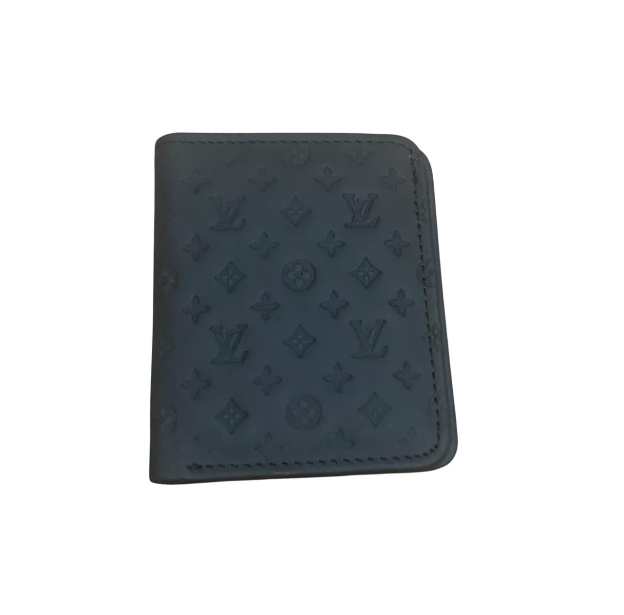 Premium Monogram Leather Wallet – Elegant & Stylish